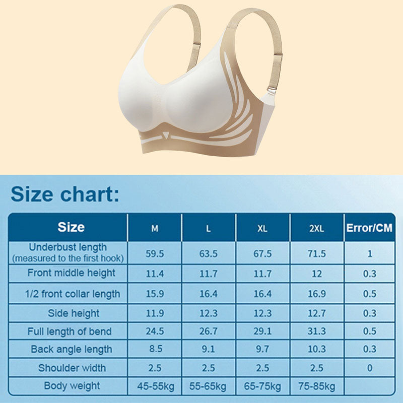 🌸Lyftande Anti-Sagging Trådlöst Push-up Bh🌸(🌸Lifting Anti-Sagging Wireless Push-up Bra🌸)