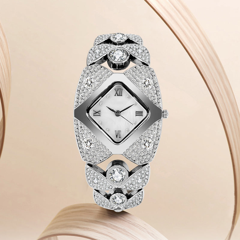 Damklocka I Retrostil Med Quartz-Motiv/Ladies' Retro-Style Quartz Watch