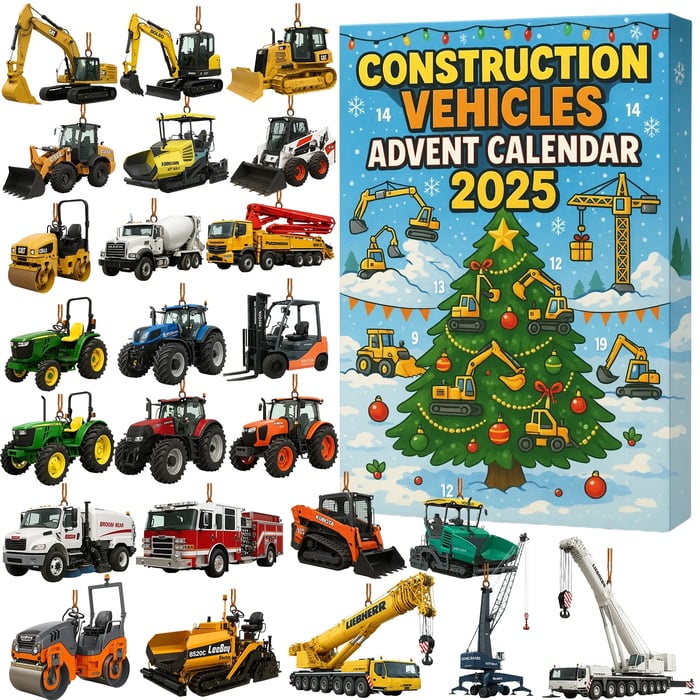 Adventskalender För Byggfordon 2025