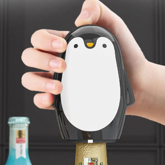 💯Köp en få en gratis！- Penguin rostfri flasköppnare