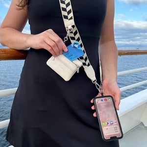 💖Telefonrem med blixtlåsförsedd väska