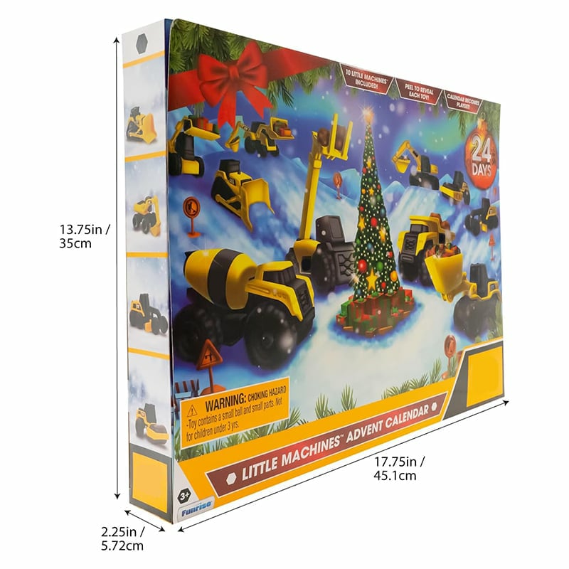 🔥SISTA DAGEN 49% RABATT🔥24 dagars julnedräkningskalender med bygglastbil