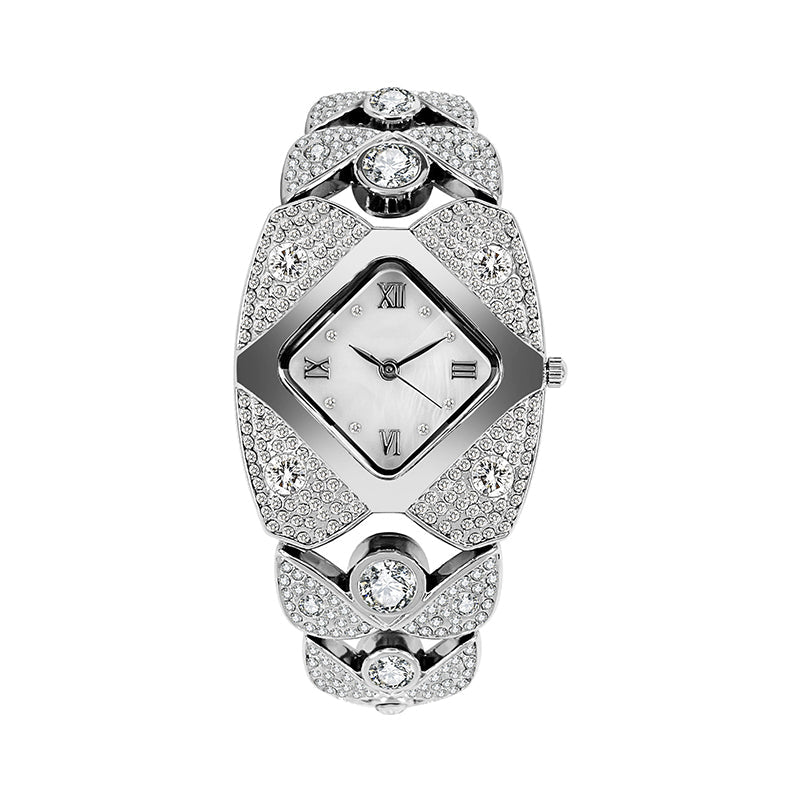 Damklocka I Retrostil Med Quartz-Motiv/Ladies' Retro-Style Quartz Watch