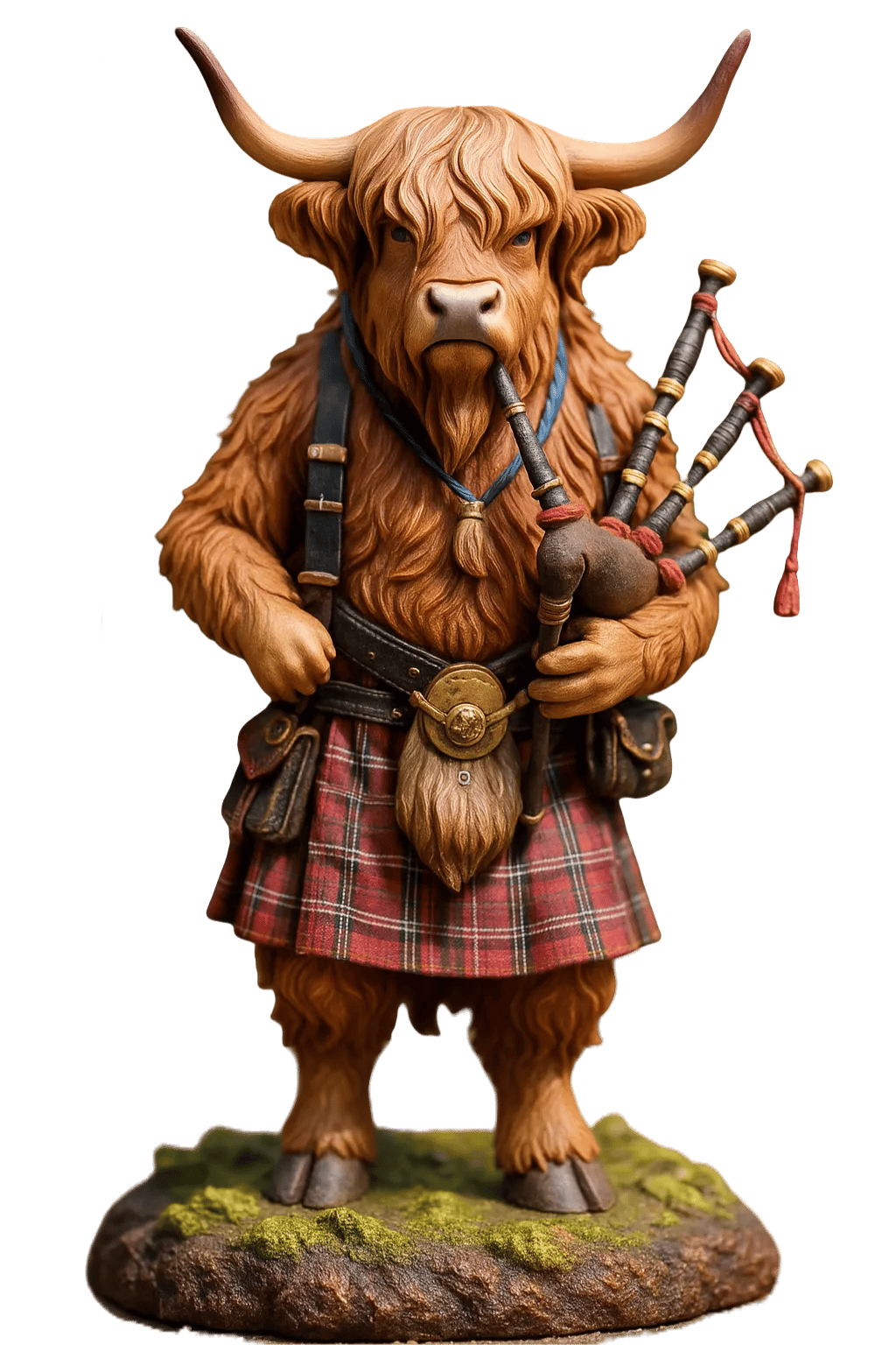 🐮Highland Cow Adventskalender 2025🎄 - 3D Handgemaakte Highland Koe Pop (24 stuks)