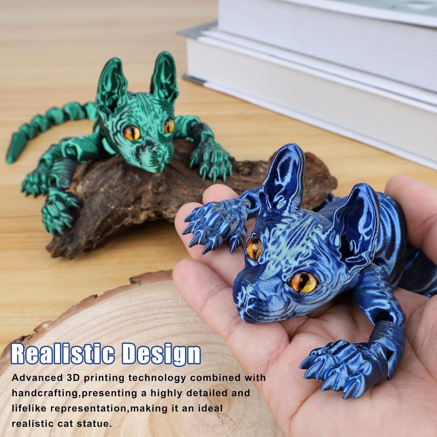 3d-Utskriven Siamesisk Katt