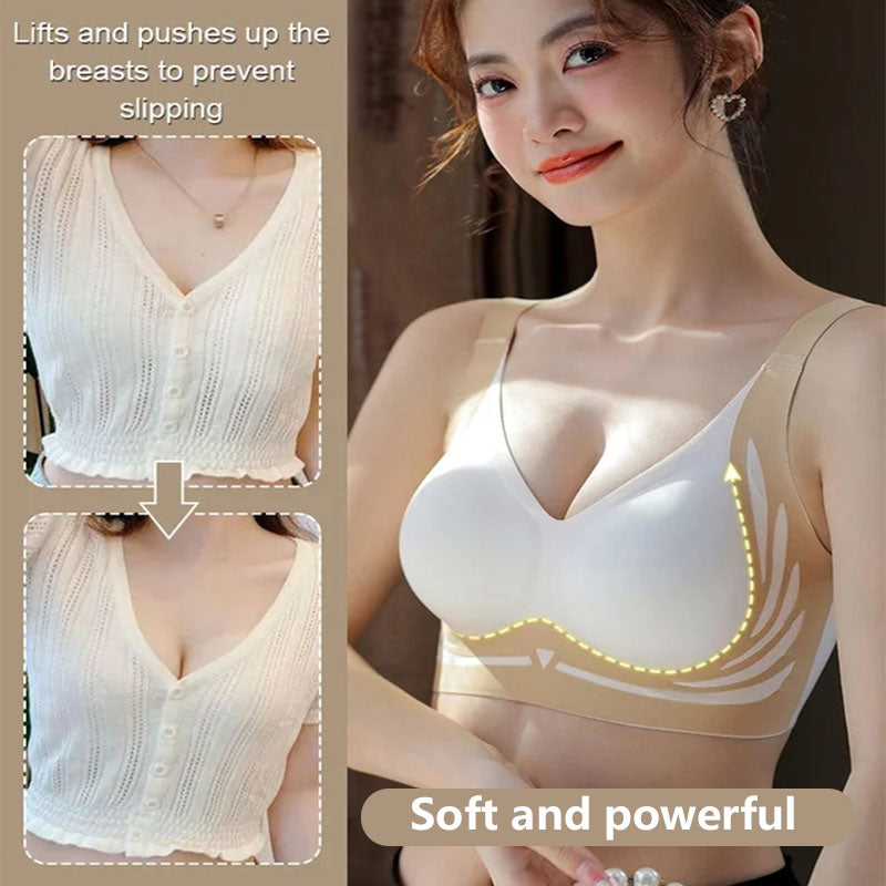 🌸Lyftande Anti-Sagging Trådlöst Push-up Bh🌸(🌸Lifting Anti-Sagging Wireless Push-up Bra🌸)