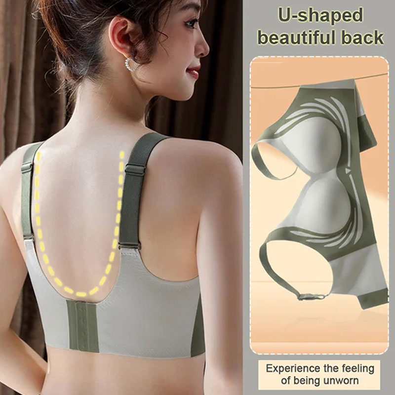 🌸Lyftande Anti-Sagging Trådlöst Push-up Bh🌸(🌸Lifting Anti-Sagging Wireless Push-up Bra🌸)