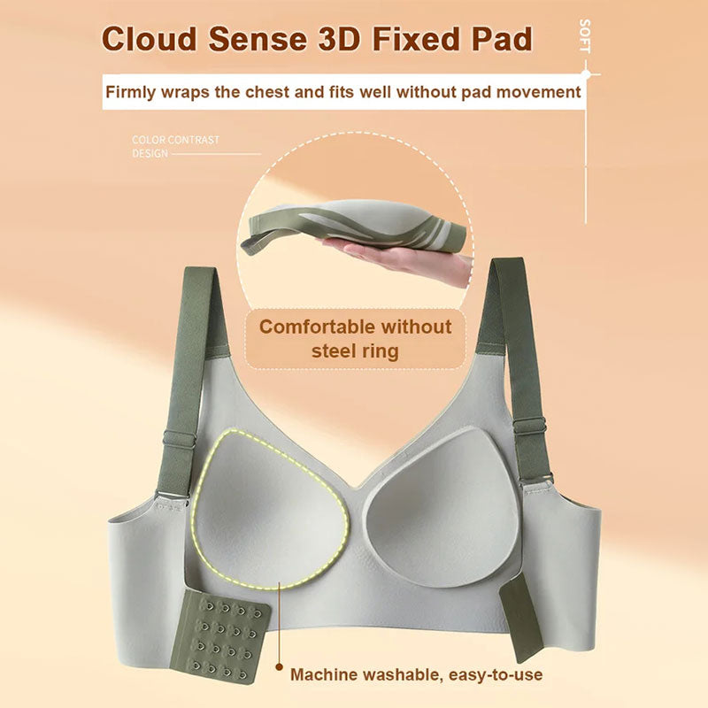 🌸Lyftande Anti-Sagging Trådlöst Push-up Bh🌸(🌸Lifting Anti-Sagging Wireless Push-up Bra🌸)