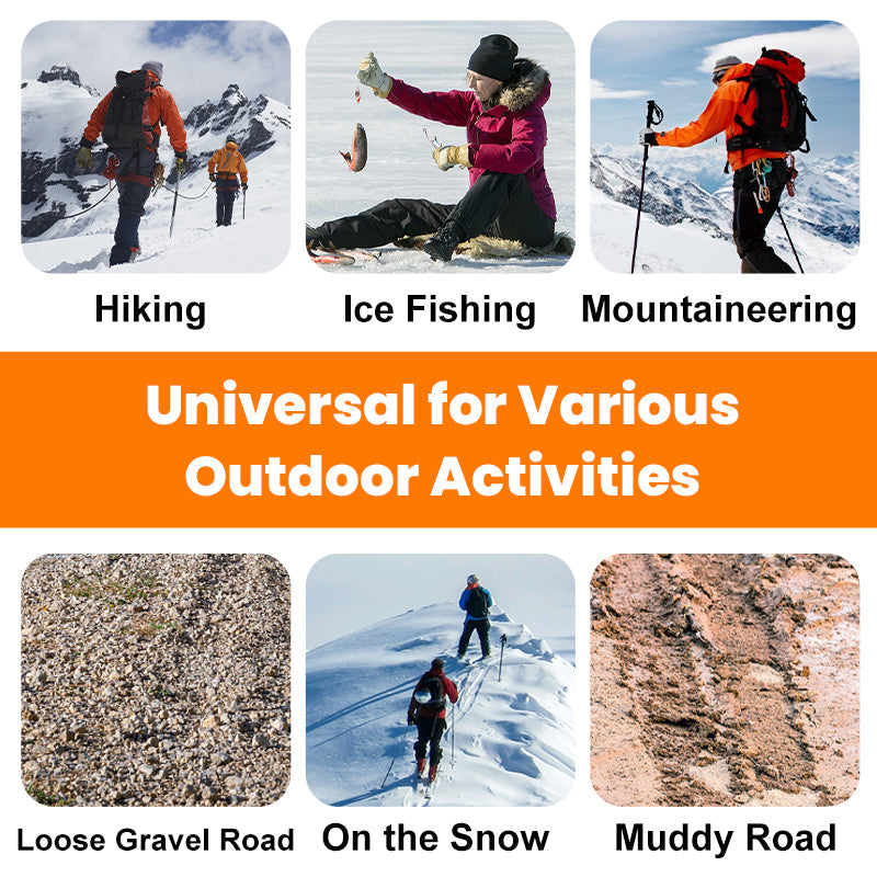 🔥HOT SALE🔥Halkskyddade stegjärn för utomhusskor och stövlar