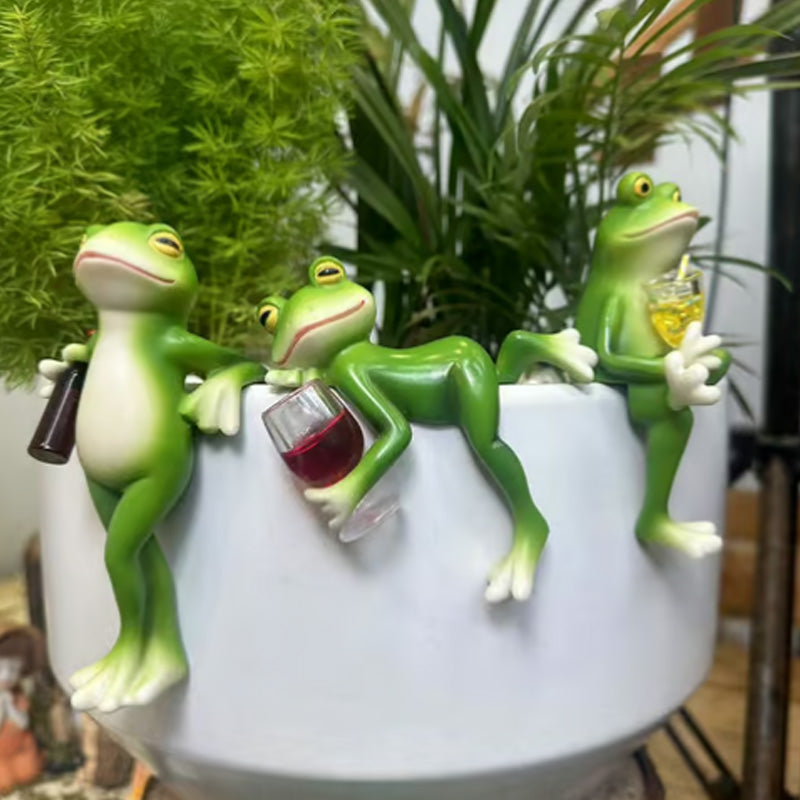 Grodstaty i miniatyr för växtdekoration