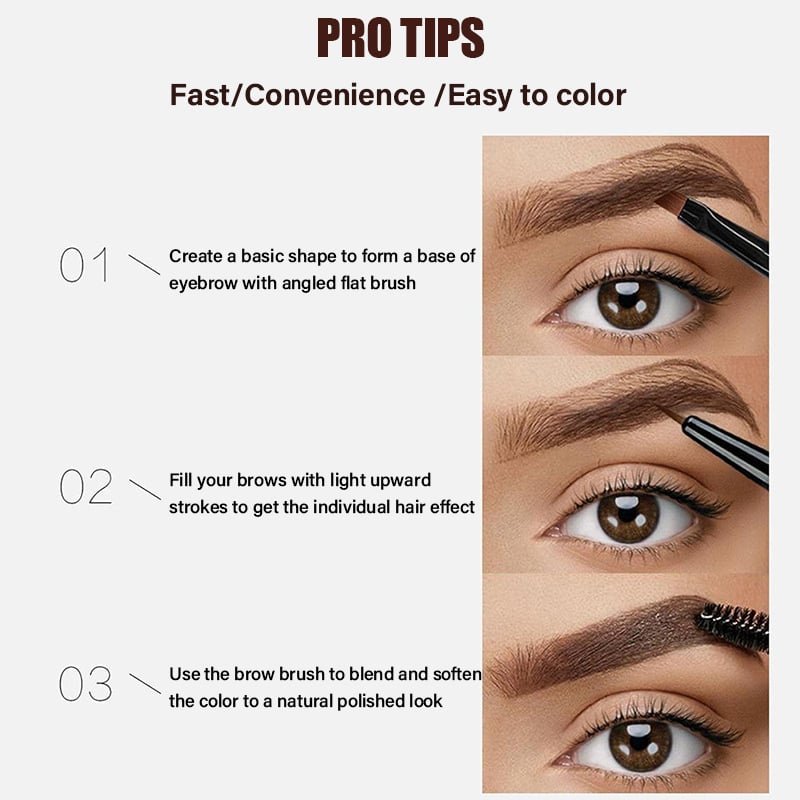 Långvarig Vattenfast Färgad Ögonbrynsgel/Long-lasting waterproof tinted eyebrow gel