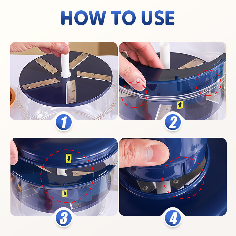 Bärbar automatisk elektrisk frukt- och grönsaksskalare🧄🍇
